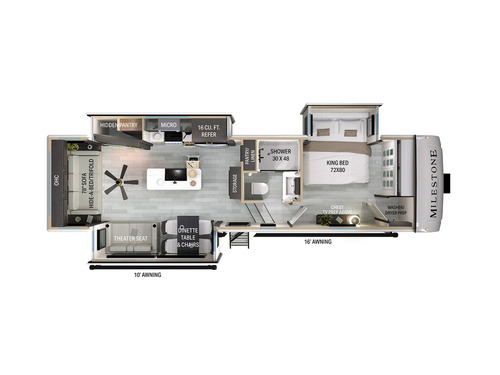Milestone 31RL floorplan