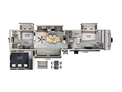 Milestone 39TB floorplan