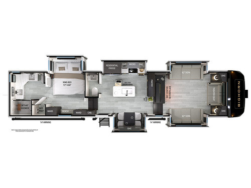 Bighorn 39FL floorplan