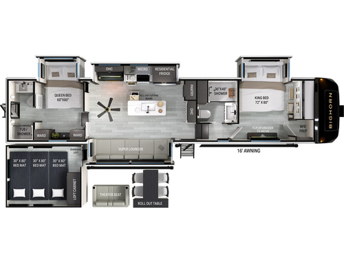 Bighorn 40DB floorplan
