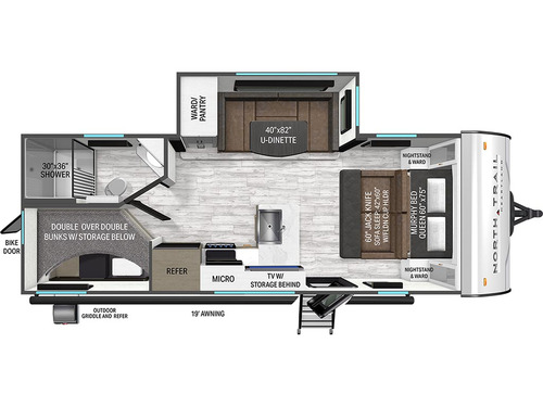 North Trail 220MB floorplan