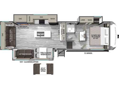 Sundance 29RLCS floorplan