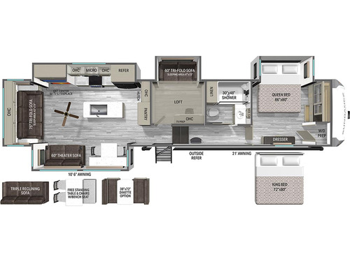 Sundance 35MRBS floorplan