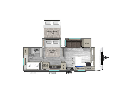 Sundance Ultra-Lite 27OKFK floorplan