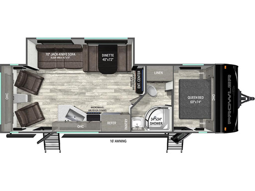 Prowler 2601RLS floorplan