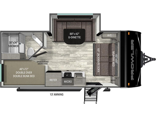 Prowler 1802MBS floorplan