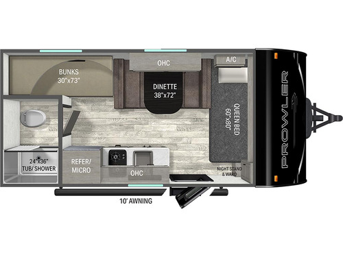 Prowler Lynx 1700BH floorplan