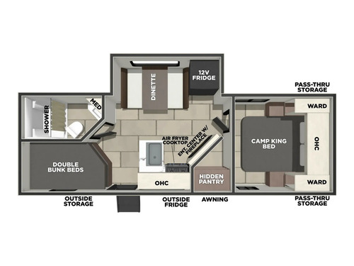 Tracer 230BH floorplan