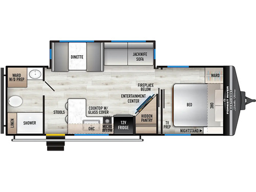 Della Terra 255RB floorplan
