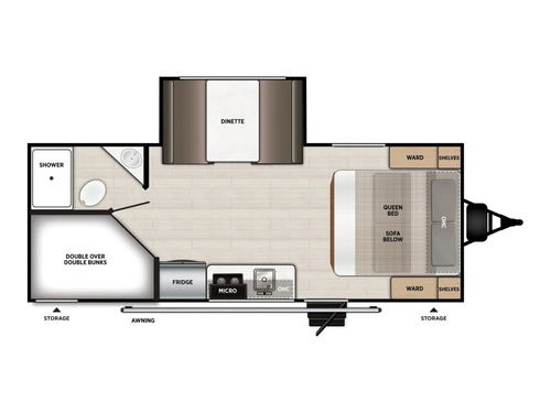 Salem FSX LE 178BH floorplan