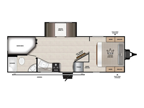 Cruise Lite 24DBXL floorplan