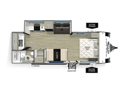 Alpha Wolf 25RKX-L floorplan