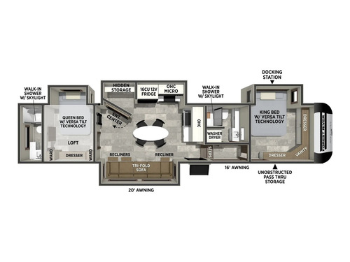 Impression 372DUO floorplan