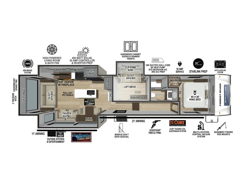 Surveyor 36MB floorplan