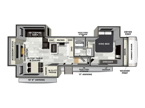 Cardinal 32CHILL floorplan