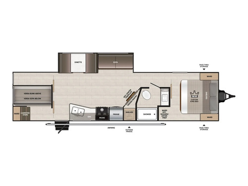 Salem 30QBHD floorplan