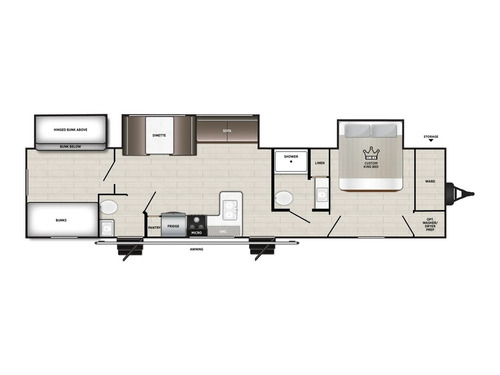 Salem 33BH3 floorplan