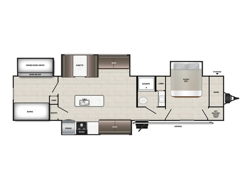 Salem 34BH4 floorplan