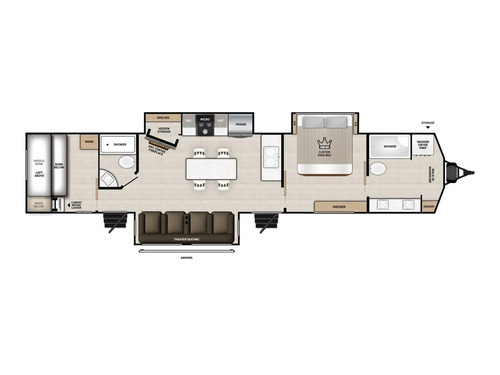 Salem Villa 43B2 floorplan