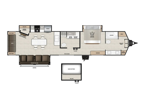 Salem Villa 43RLL floorplan
