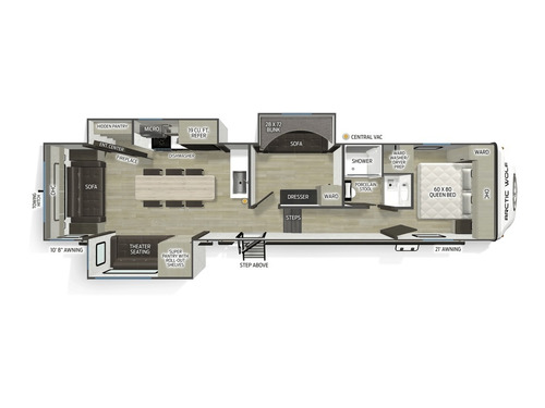 Arctic Wolf 343MB floorplan