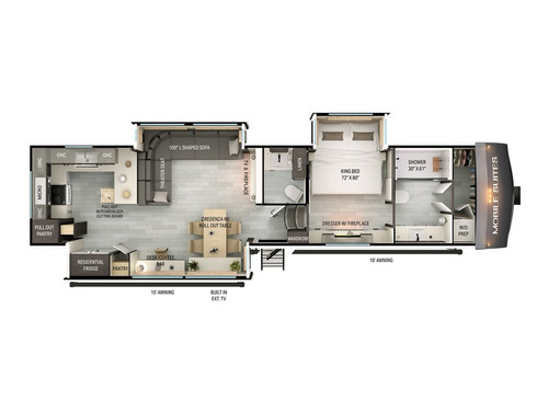 Mobile Suites 39RKTS floorplan